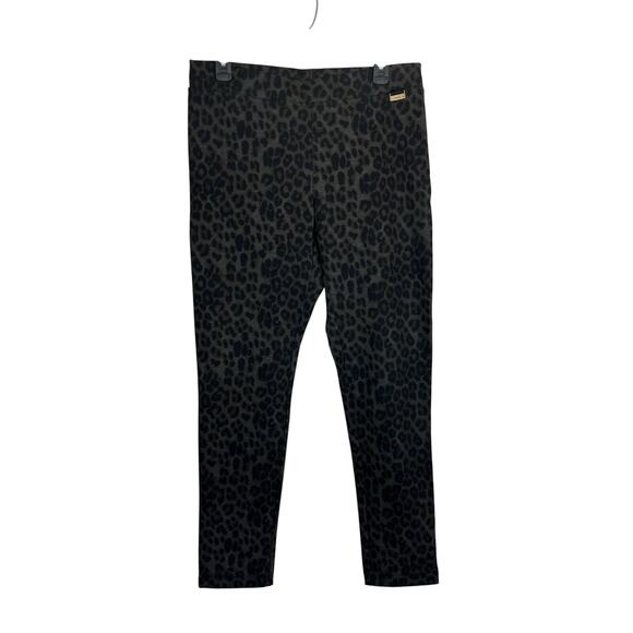 Calvin Klein Women's Pull On Stretch Pants Leopard Size Medium - Picture 3 of 9